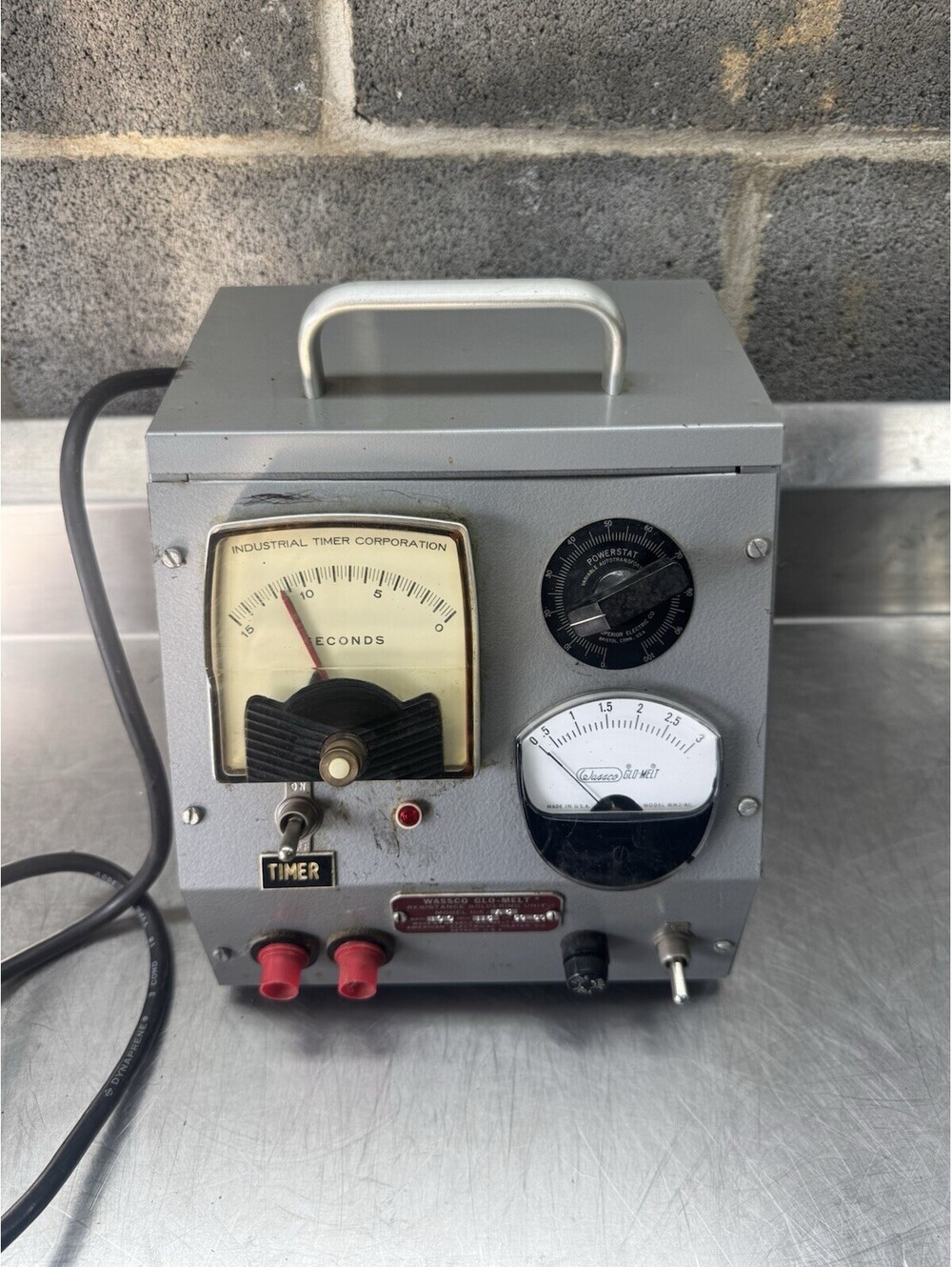 Wassco Glo Melt Resistance Soldering Unit Model 105-A5
